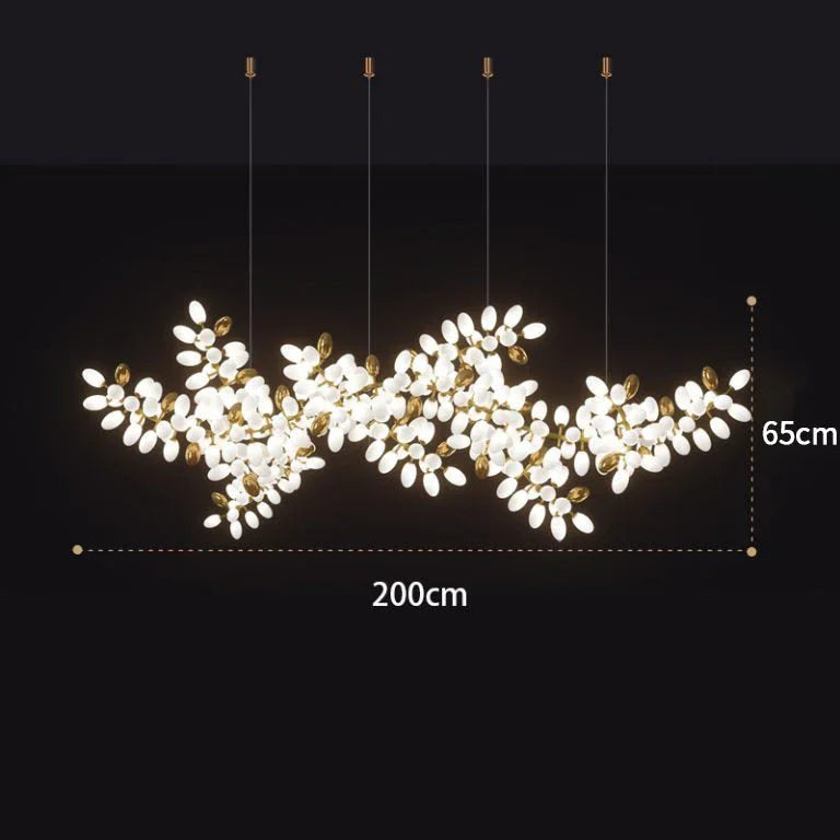 Valiant Glass Chandelier, Horizontal – Glass detail 30