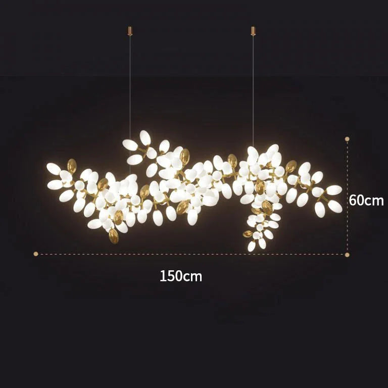 Valiant Glass Chandelier, Horizontal – Glass detail 32