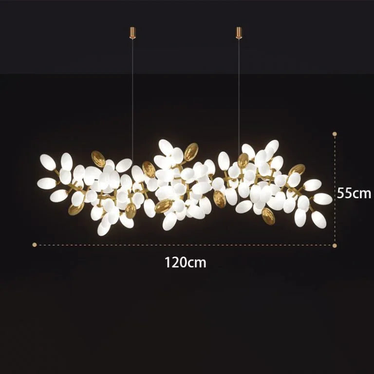 Valiant Glass Chandelier, Horizontal – Glass detail 34