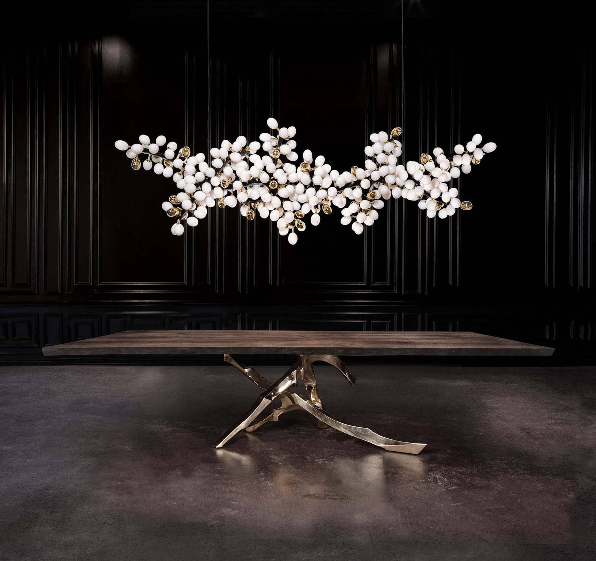 Valiant Glass Chandelier, Horizontal – Glass detail 13