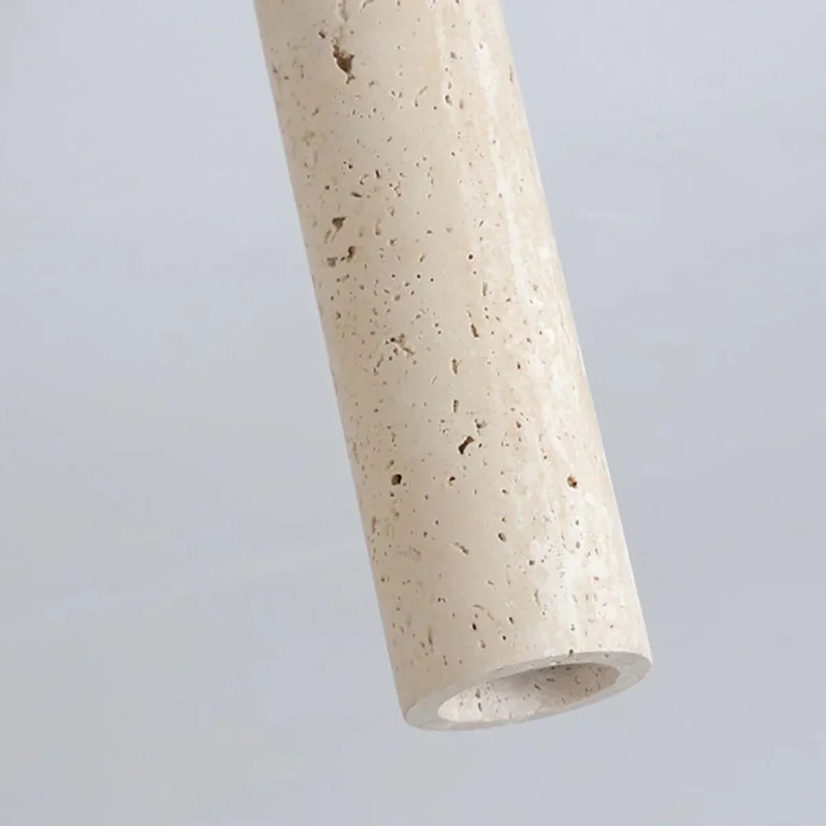 Wabi Sabi Cylinder Travertine Ceiling Lamp – Travertine detail 9