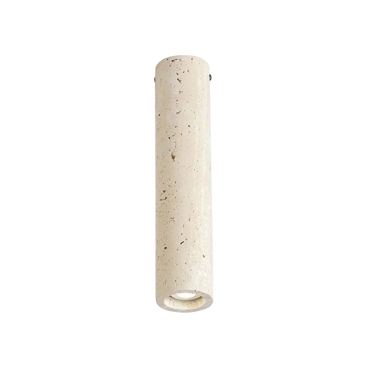 Wabi Sabi Cylinder Travertine Ceiling Lamp – Travertine detail 13