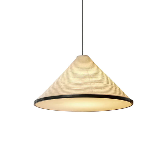 Akari Washi Paper Hat Steel Pendant Lamp
