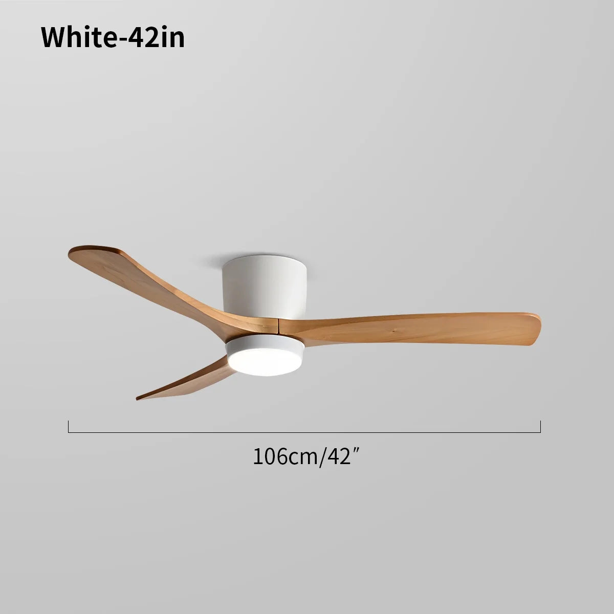 Large Low Profile Ceiling Fan with Light – detail 21