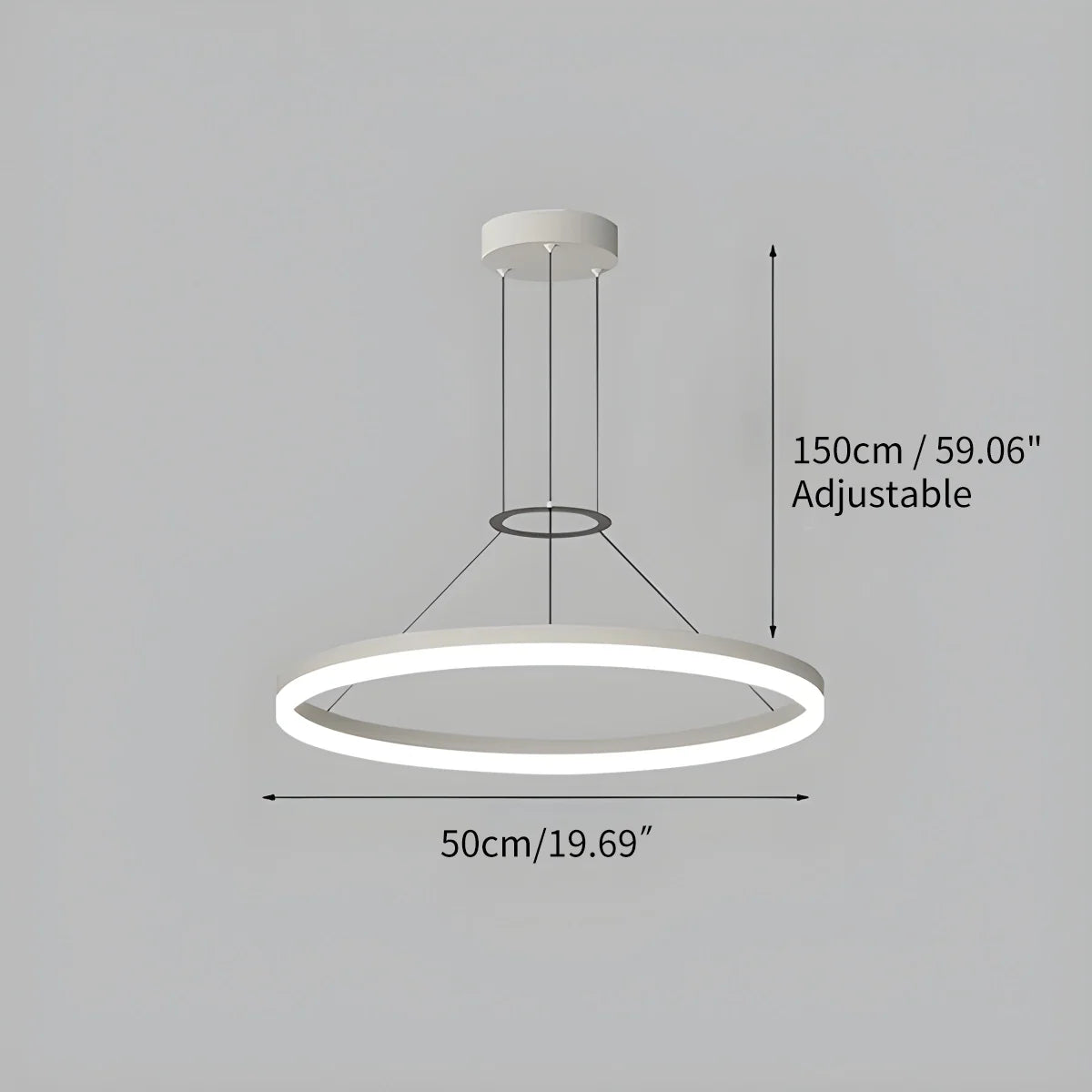 Circular Led Pendant Light for Living Room Kitchen – detail 22