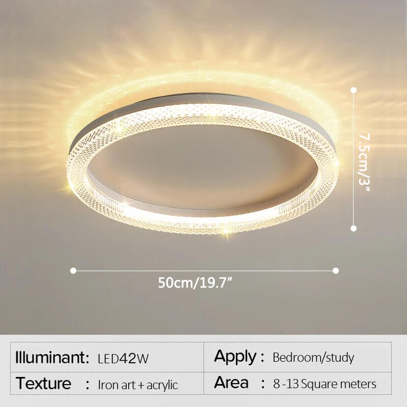 Light Circular Crystal Ceiling – Crystal detail 10