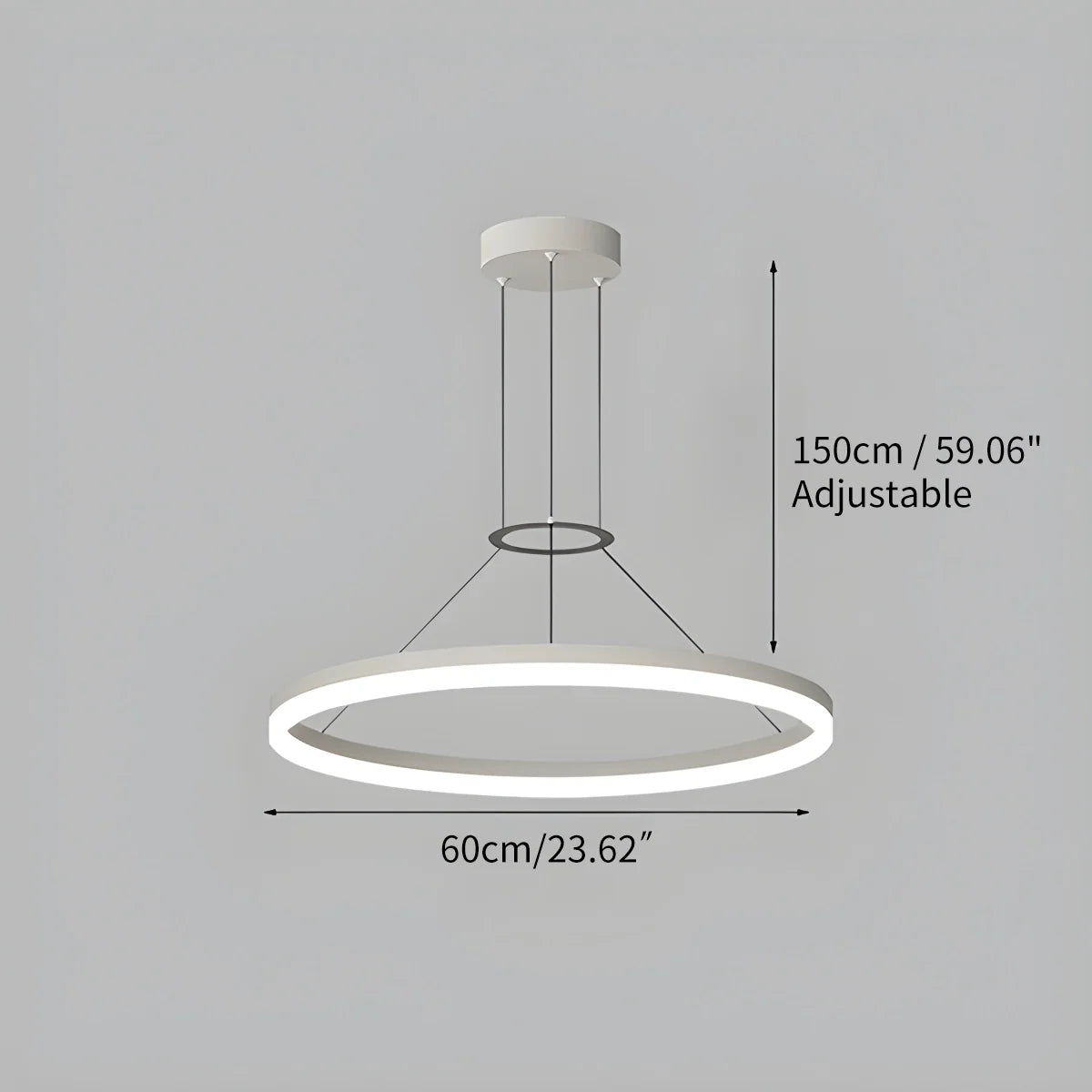 Circular Led Pendant Light for Living Room Kitchen – detail 23