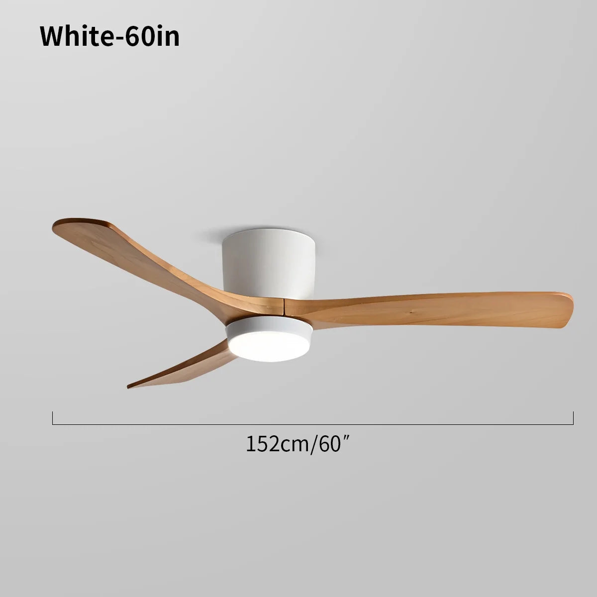 Large Low Profile Ceiling Fan with Light – detail 25