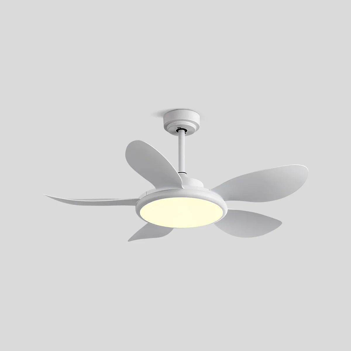 5-Blade Wood Ceiling Fan with Light for Living Room – Wood detail 19