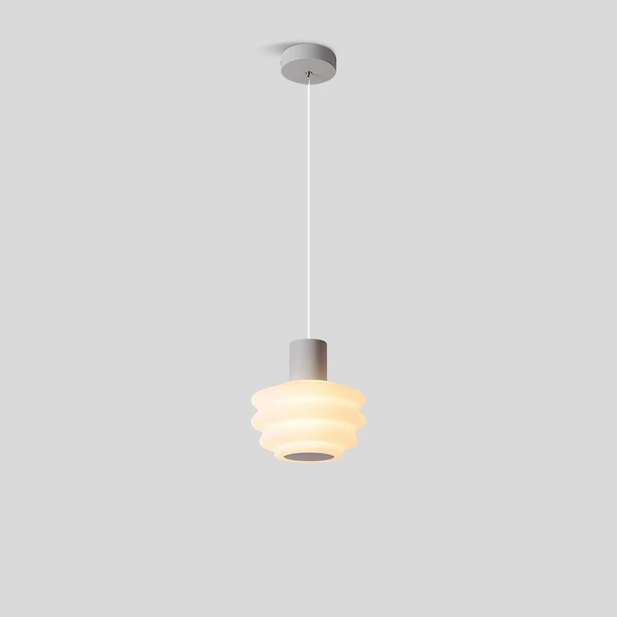 Nordic Cream Style LED Bedroom Small Pendant Light – detail 9