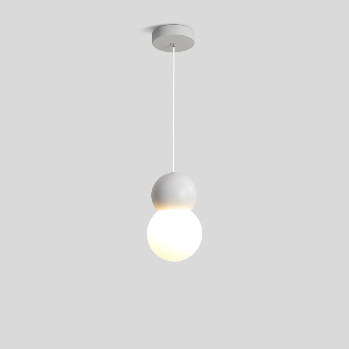 Cream Style Globe Pendant Light Small Bedside Lamp – detail 30