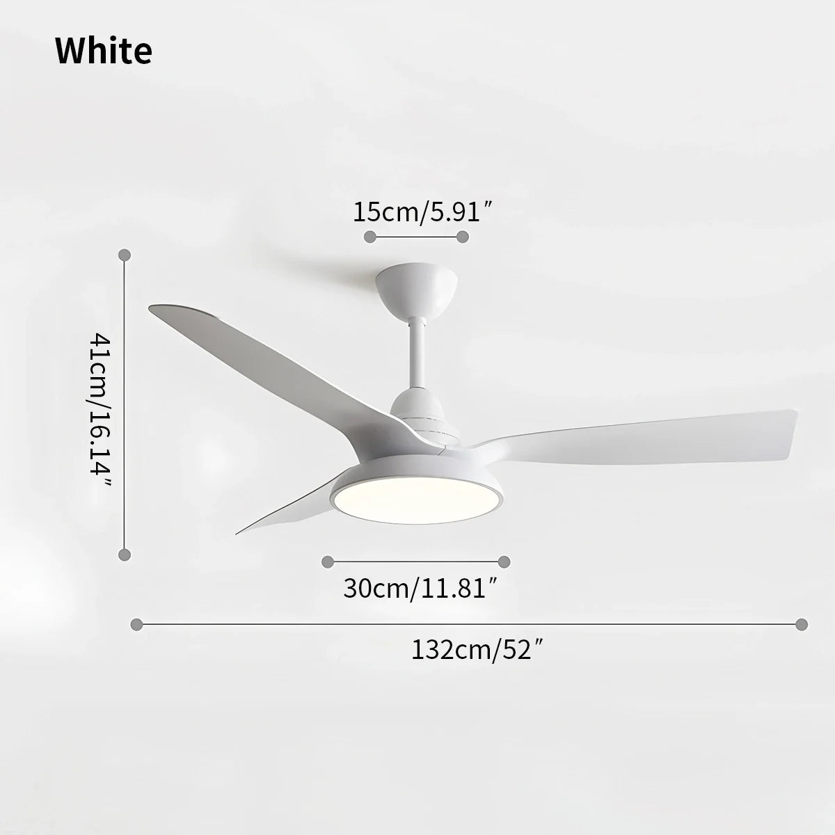 American Retro Ceiling Fan with Light – detail 19