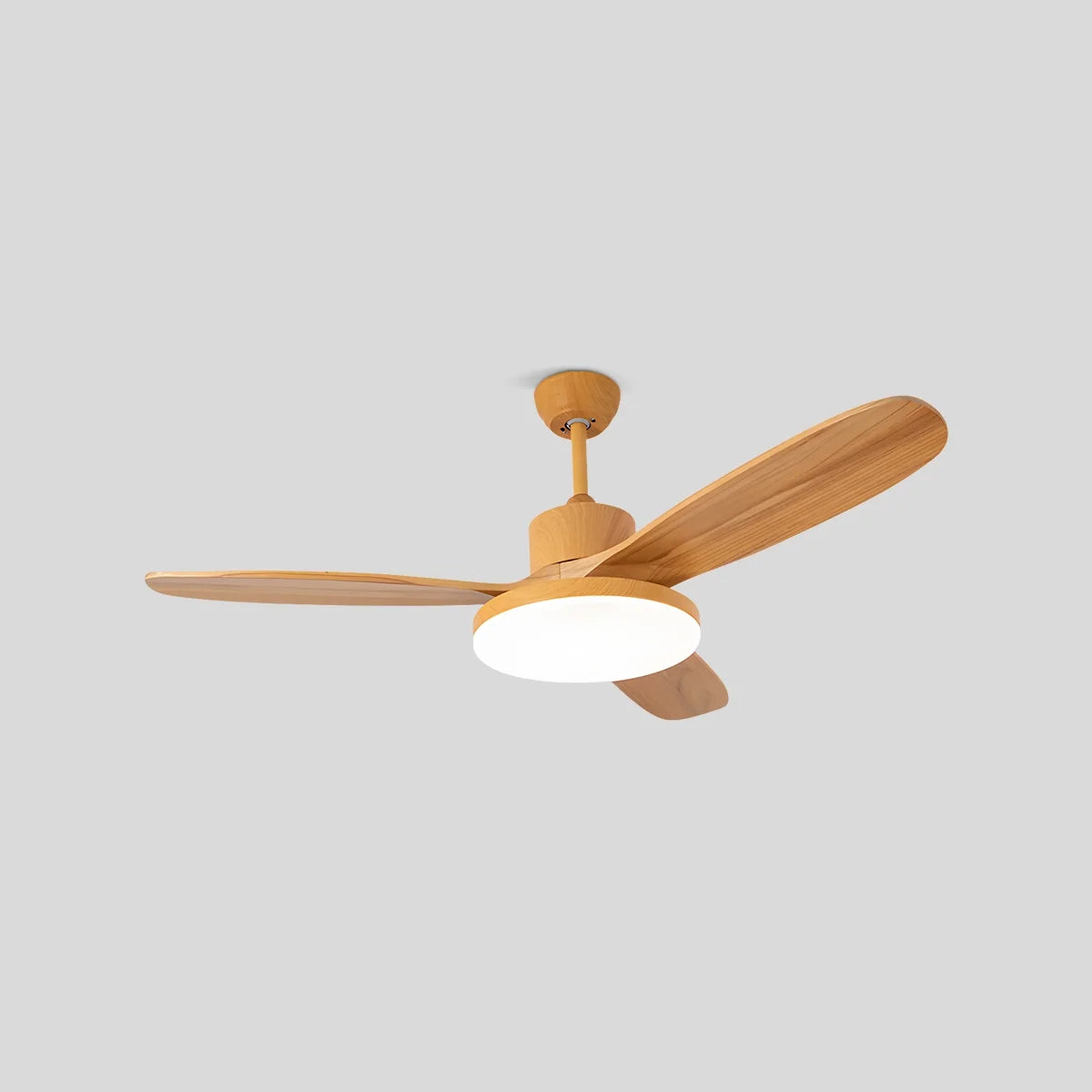 3 Wood Blade Ceiling Fan with Light – Wood detail 9