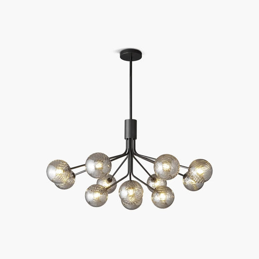All Copper Magic Bean Glass Chandelier
