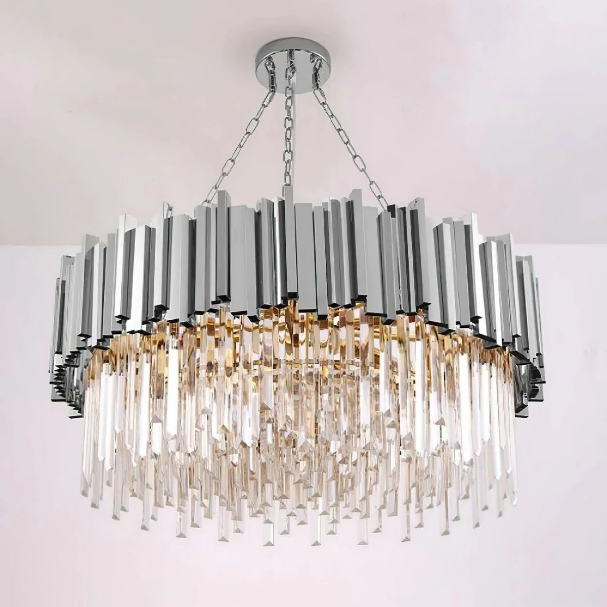 Bourbons Steel Chandelier – Steel detail 12