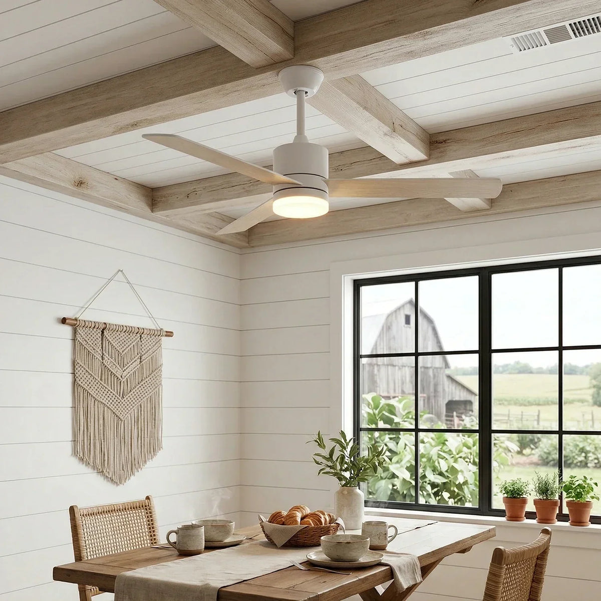 Aero Breeze Copper Ceiling Fan Light – Copper detail 2
