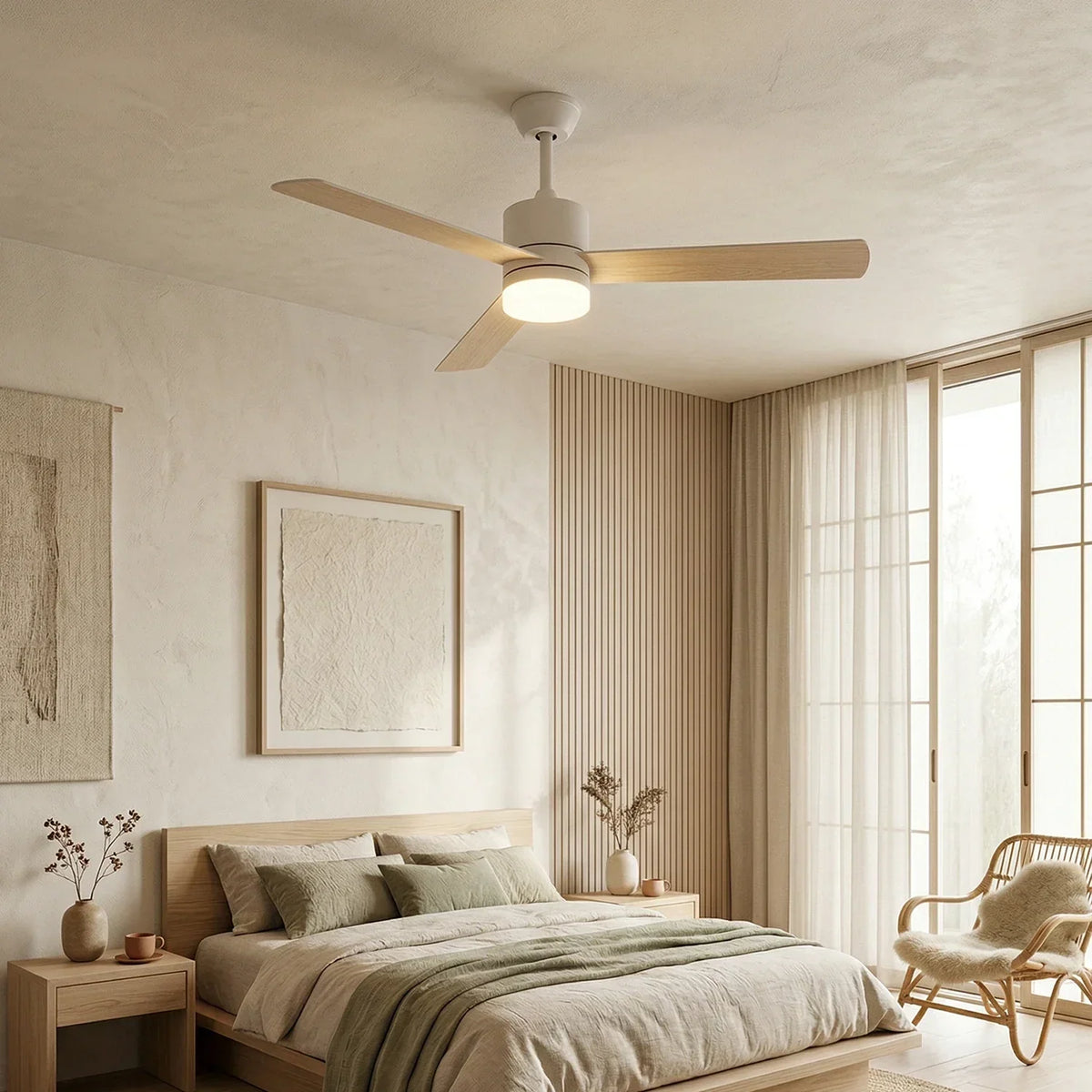 Aero Breeze Copper Ceiling Fan Light – Copper detail 6