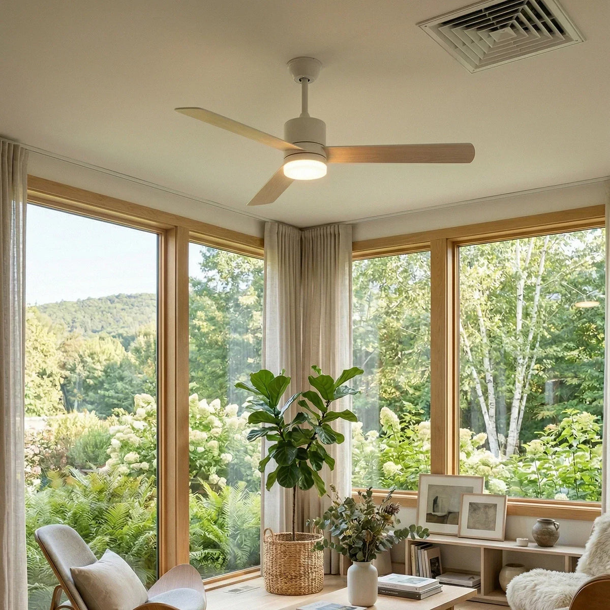 Aero Breeze Copper Ceiling Fan Light – Copper detail 4