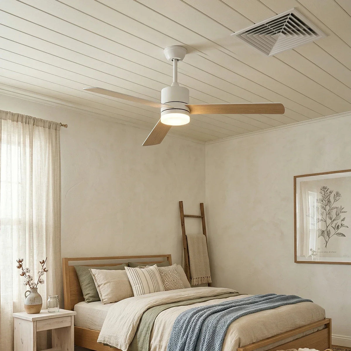 Aero Breeze Copper Ceiling Fan Light – Copper detail 3