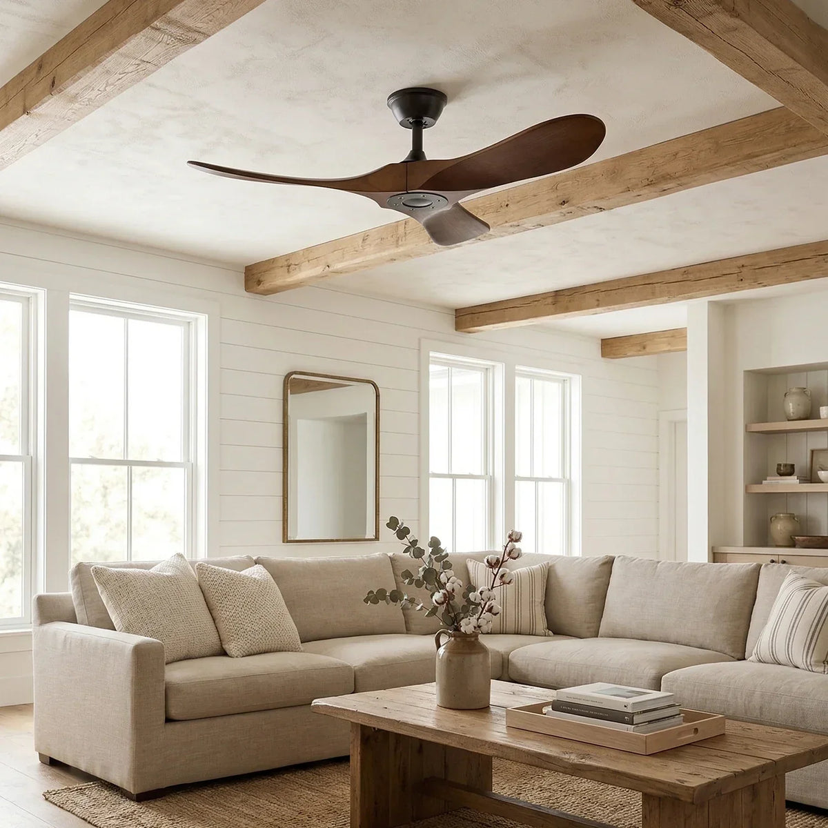 Aero Breeze Three-Blade Silent Ceiling Fan Copper – Copper detail 4