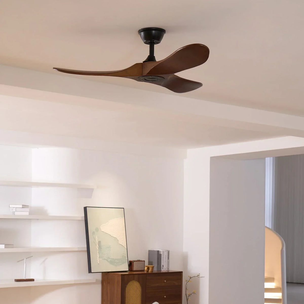Aero Breeze Three-Blade Silent Ceiling Fan Copper – Copper detail 9