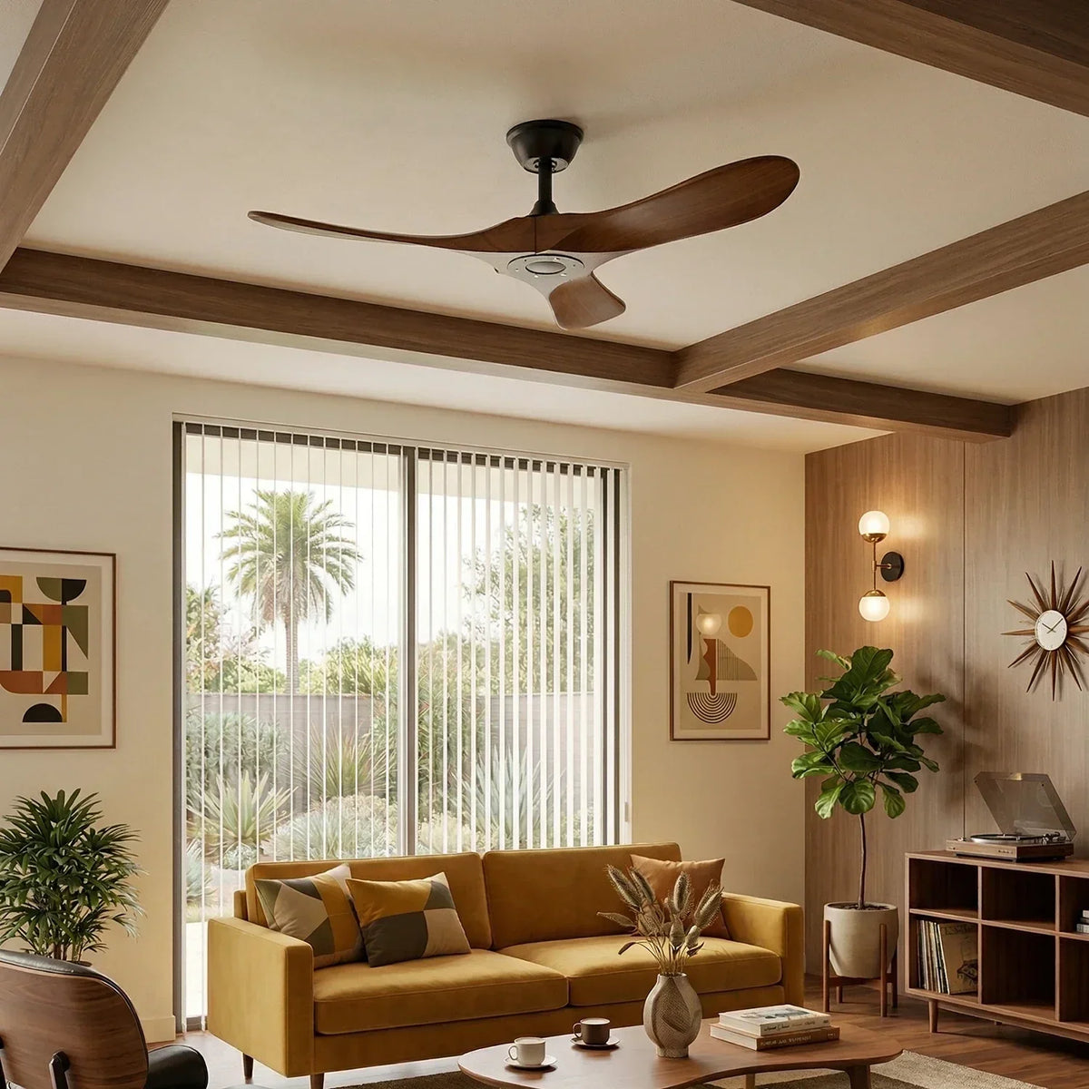 Aero Breeze Three-Blade Silent Ceiling Fan Copper – Copper detail 6