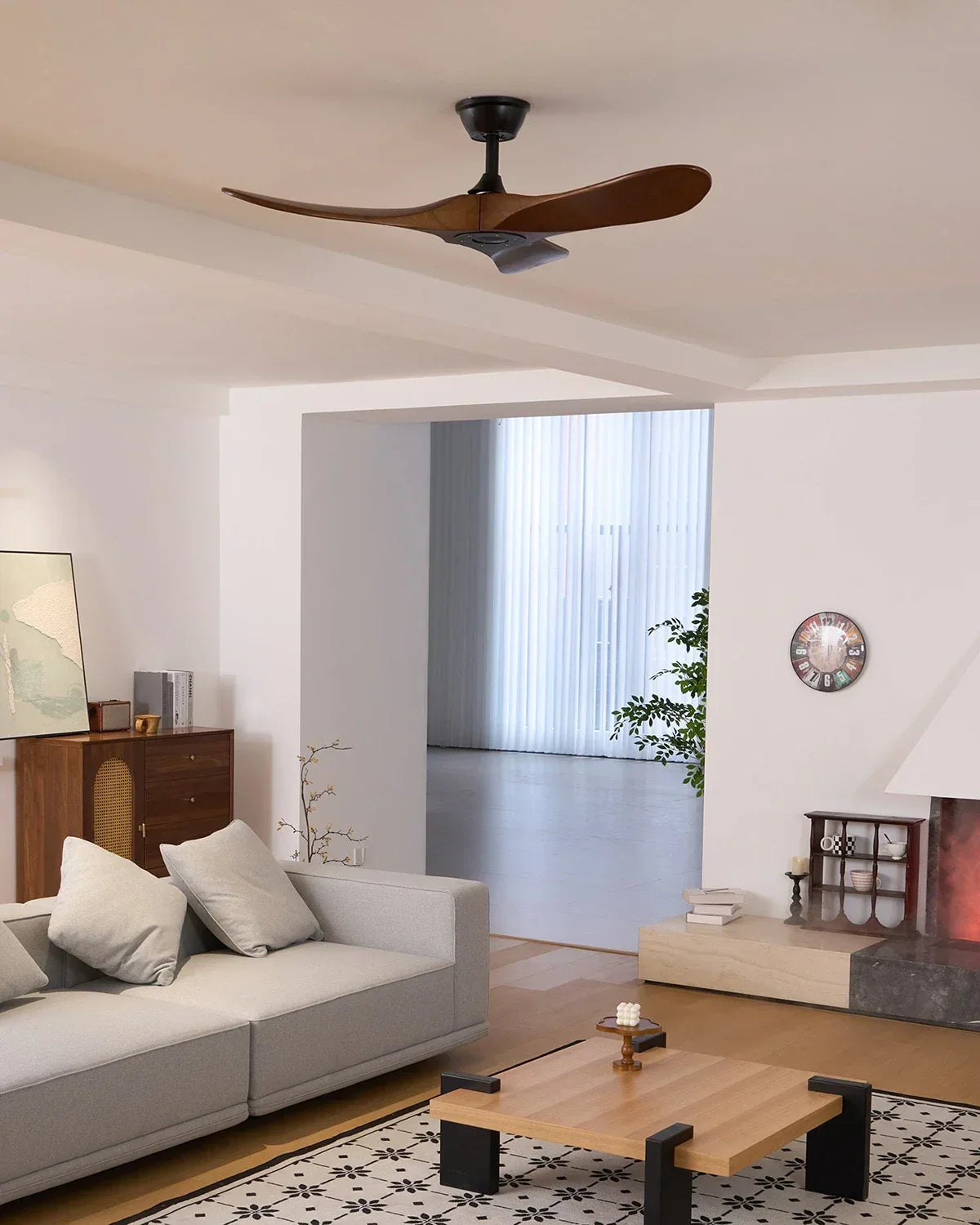 Aero Breeze Three-Blade Silent Ceiling Fan Copper – Copper detail 11