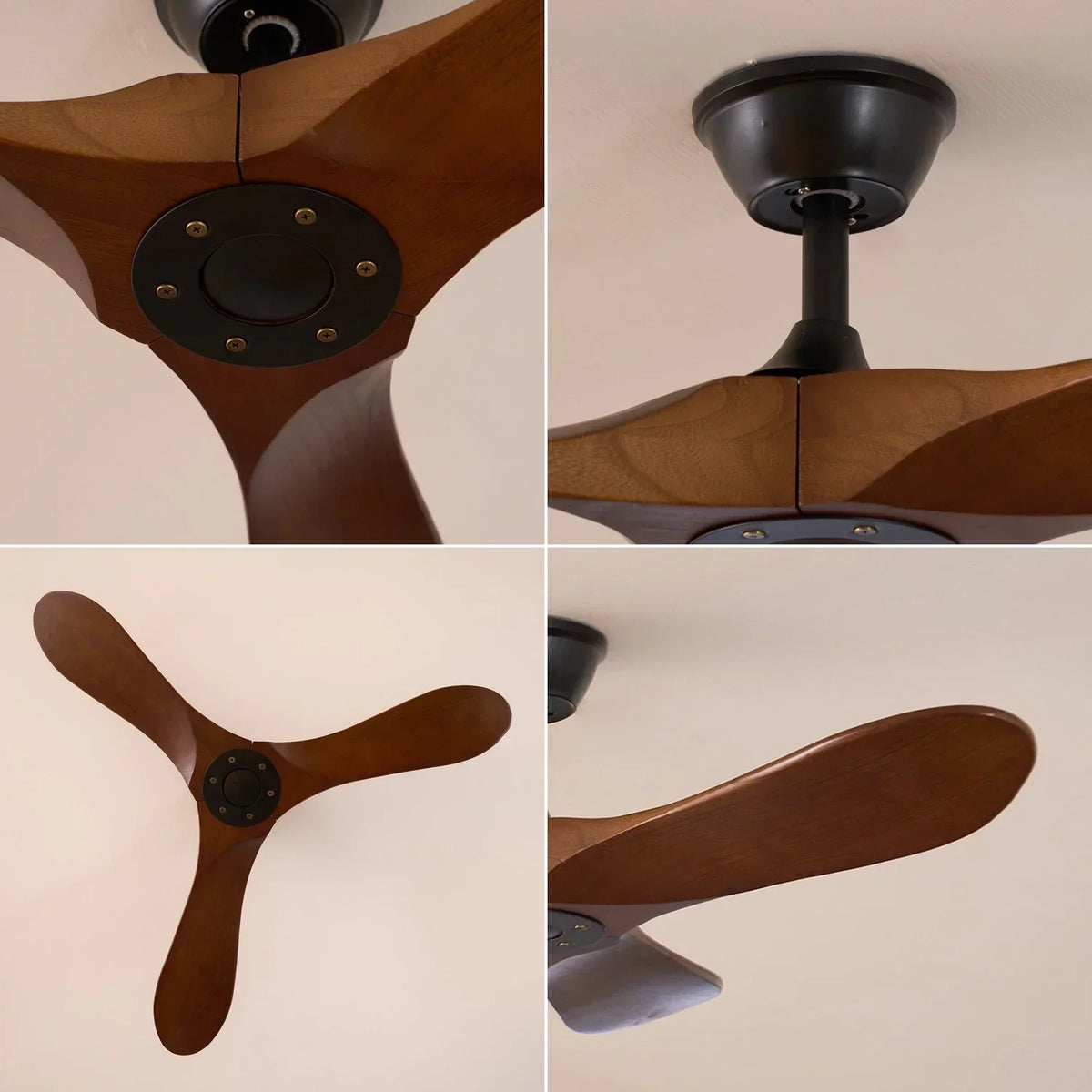 Aero Breeze Three-Blade Silent Ceiling Fan Copper – Copper detail 13