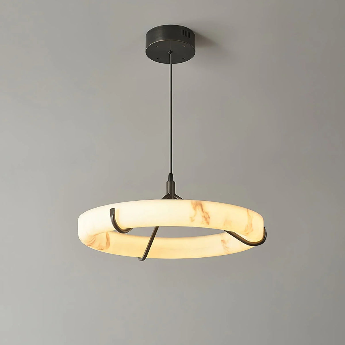 Alabaster Aura Circular Chandelier – Alabaster detail 15