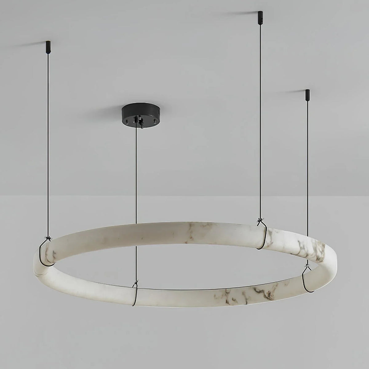Alabaster Aura Circular Chandelier – Alabaster detail 21