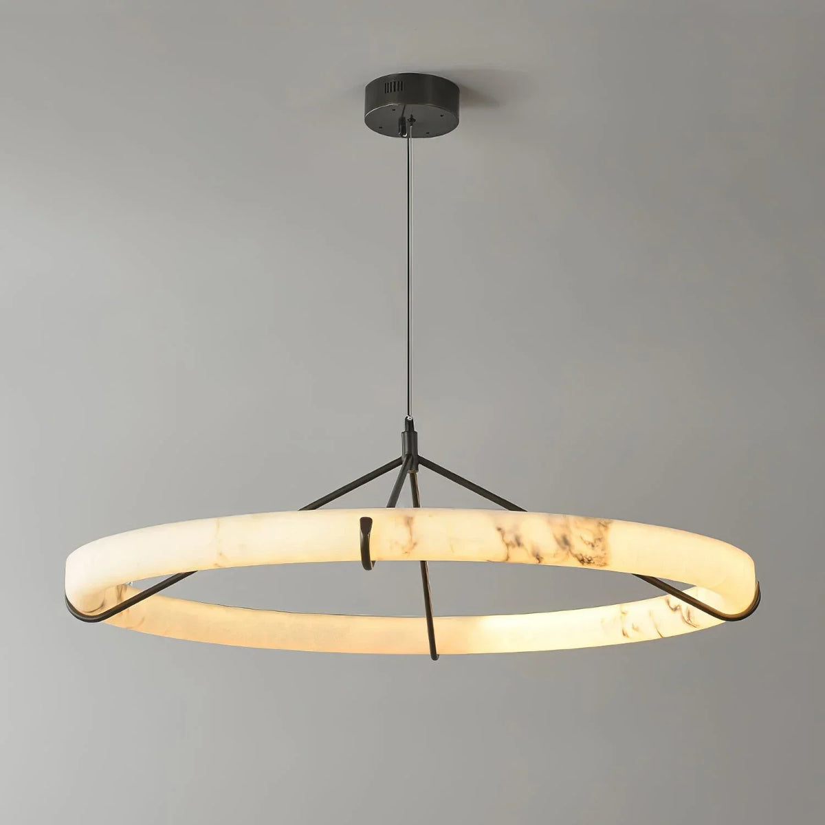 Alabaster Aura Circular Chandelier – Alabaster detail 17