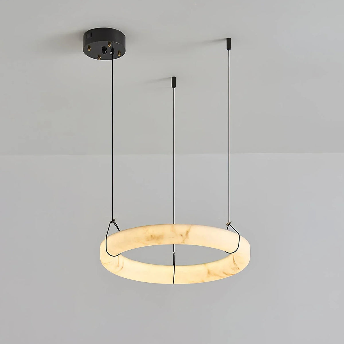 Alabaster Aura Circular Chandelier – Alabaster detail 18
