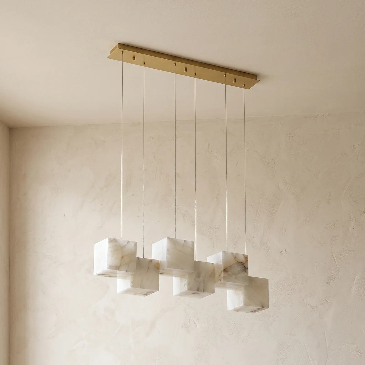 Alabaster Box Chandelier – Alabaster detail 43