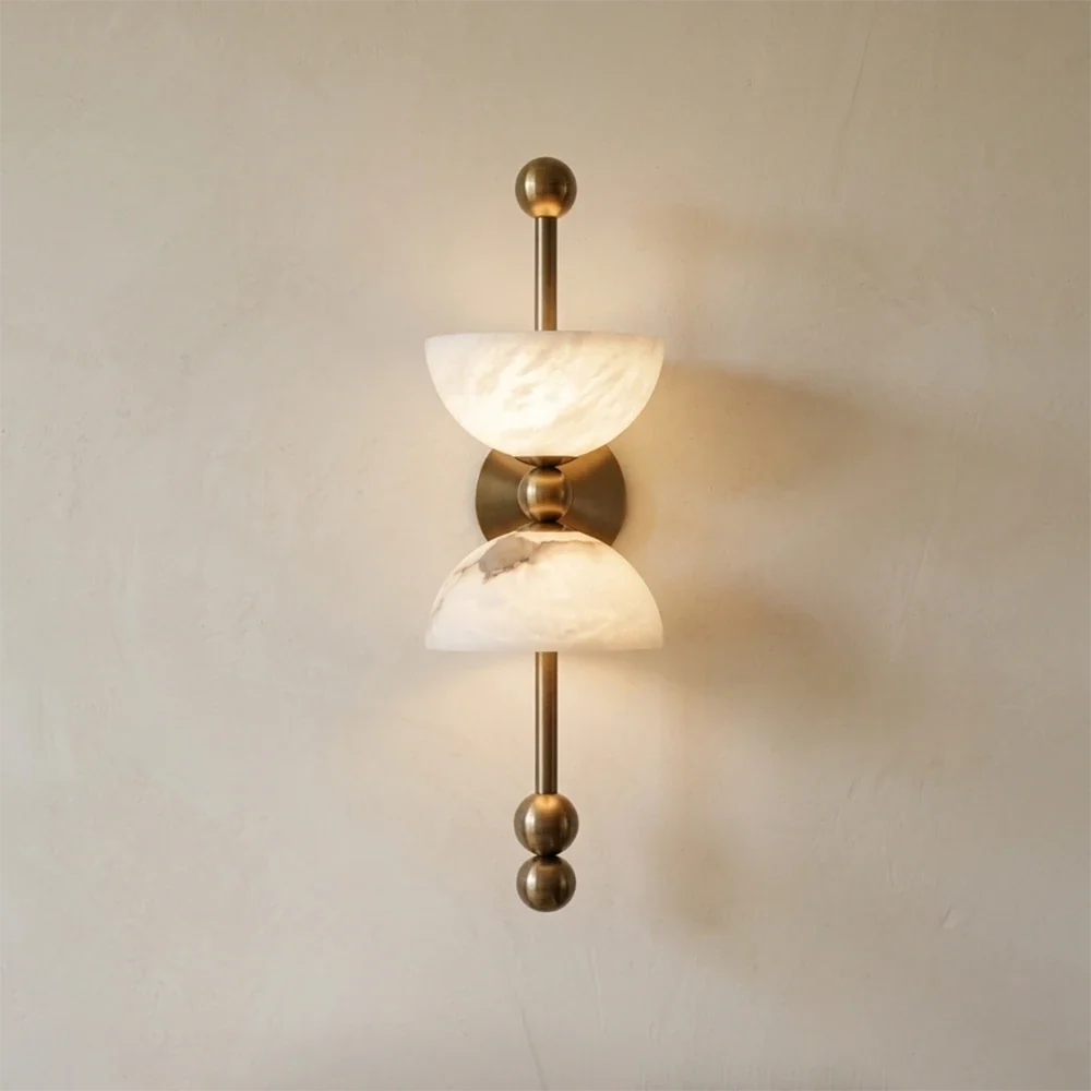 Alabaster Dual Wall Sconce – Alabaster detail 10