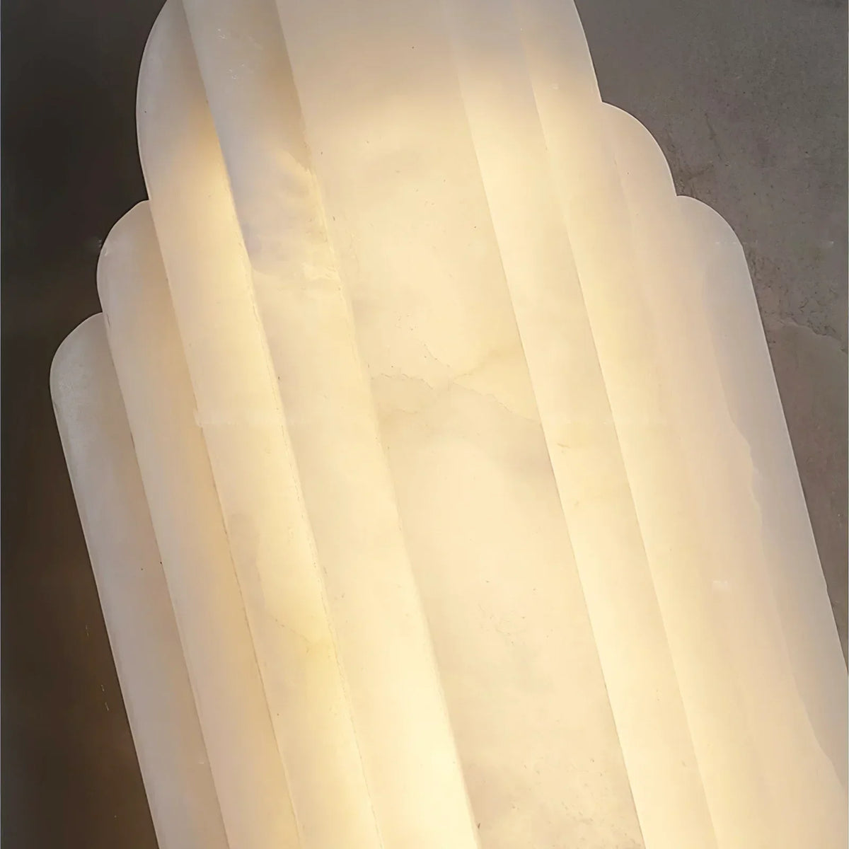 Alabaster Estelle Vertical Stripes Wall Sconce – Alabaster detail 13