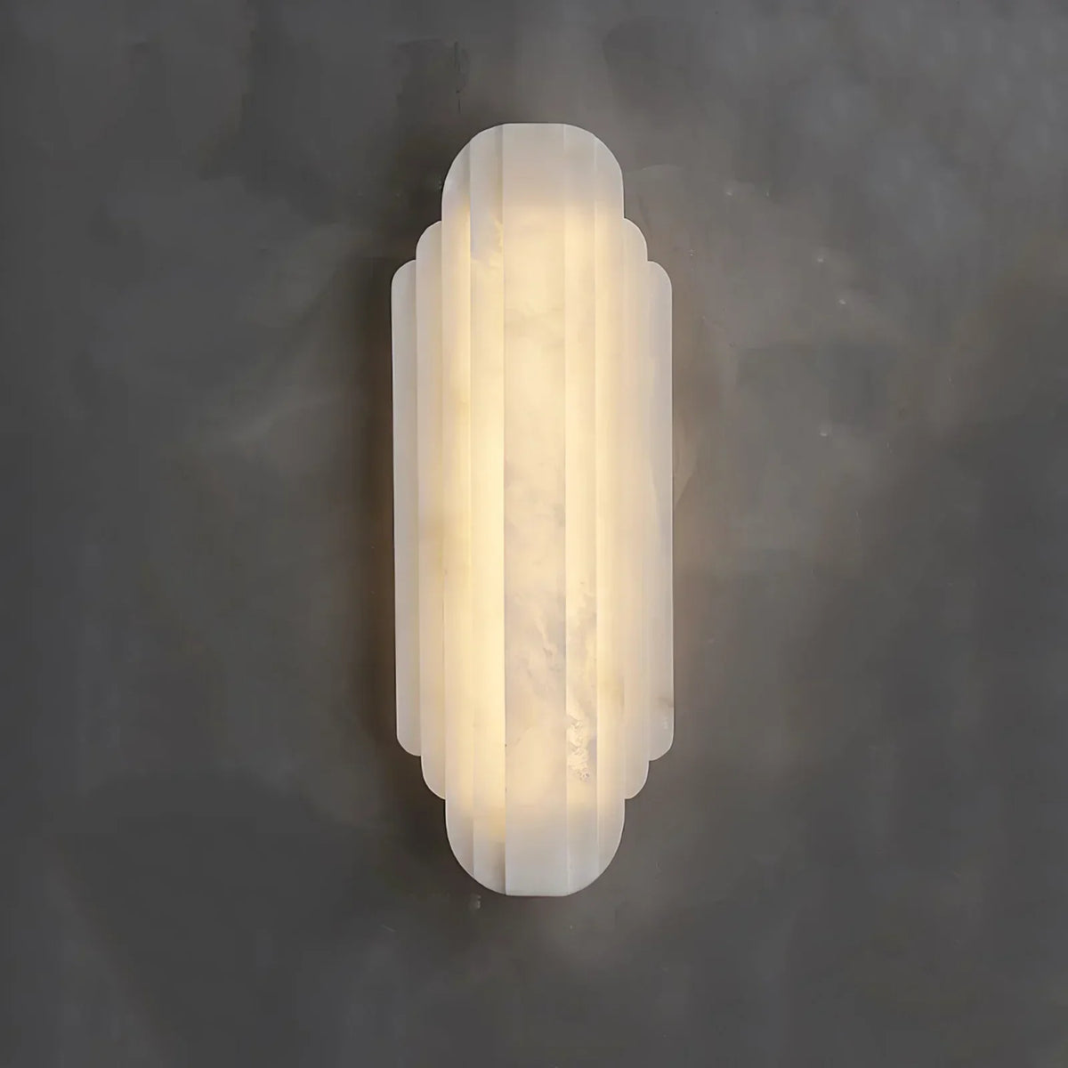 Alabaster Estelle Vertical Stripes Wall Sconce – Alabaster detail 14