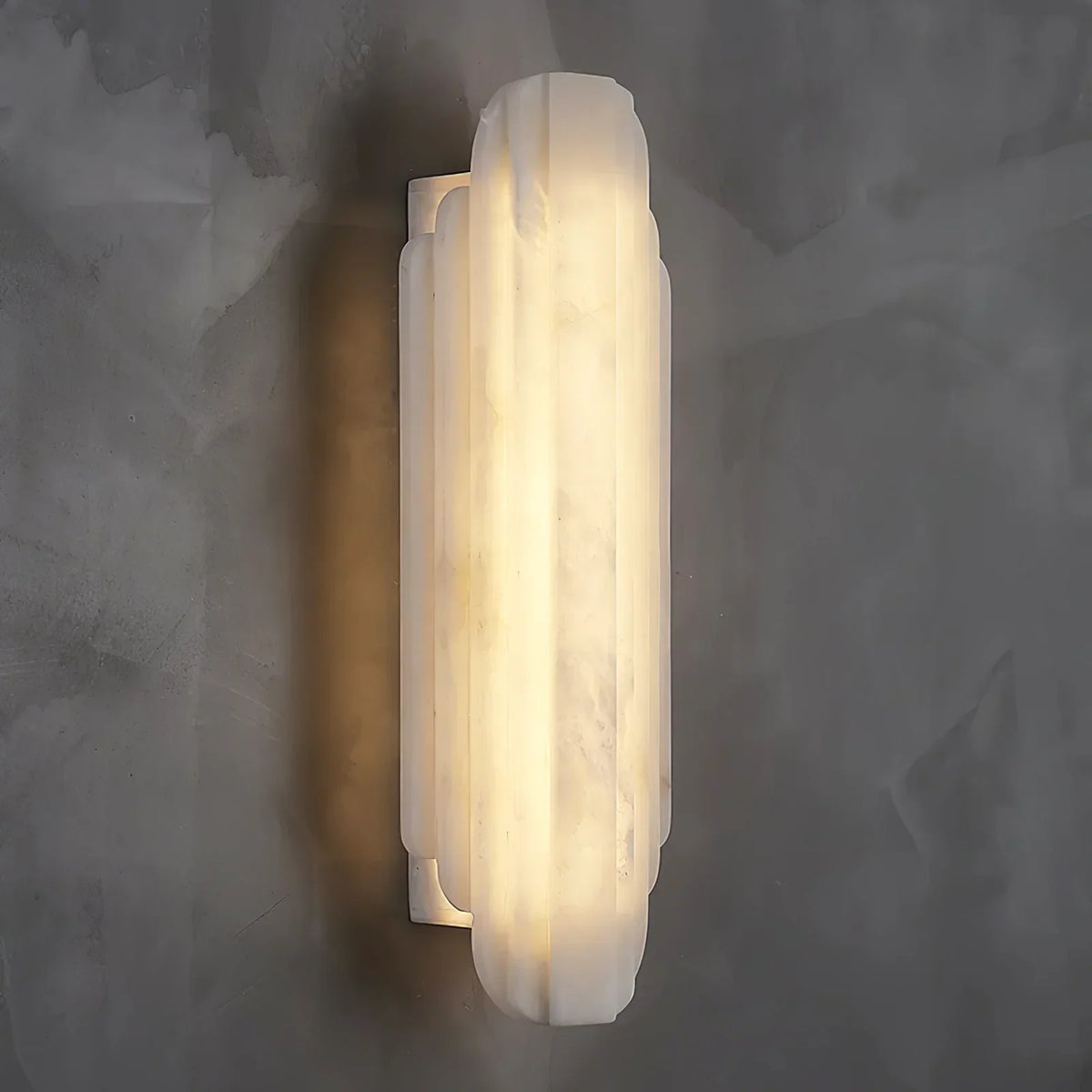 Alabaster Estelle Vertical Stripes Wall Sconce – Alabaster detail 16