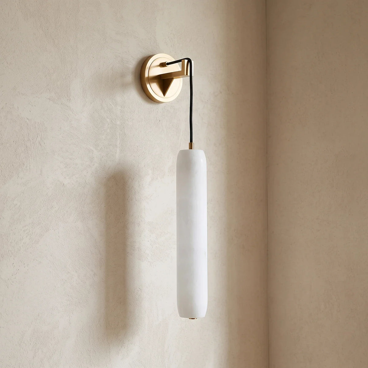 Alabaster Flute Wall Lamp – Alabaster detail 27