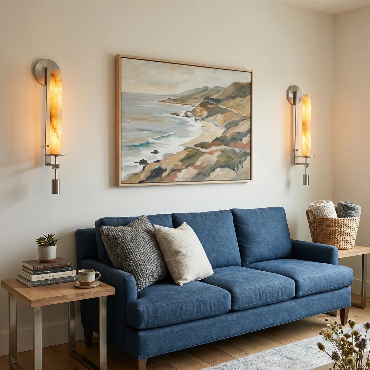Alabaster Fontanelle Candlestick Wall Lamp – Alabaster detail 10