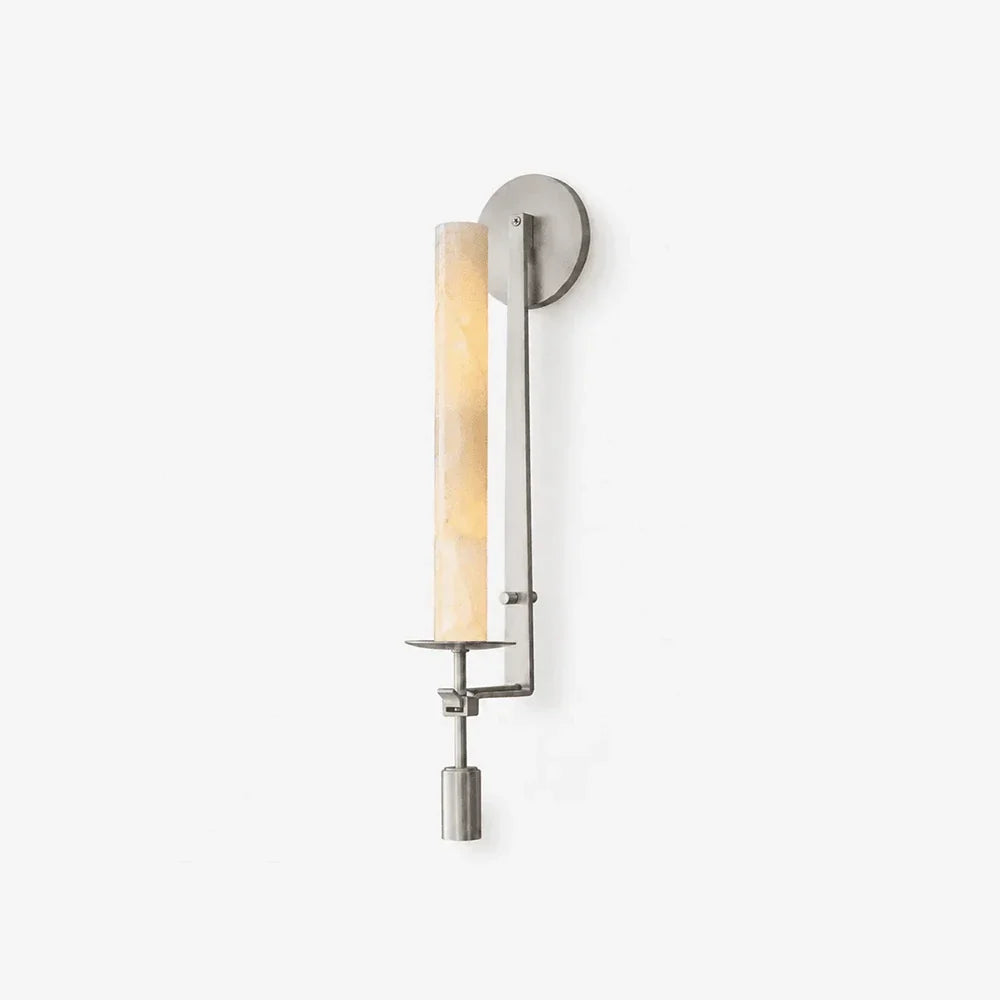 Alabaster Fontanelle Candlestick Wall Lamp – Alabaster detail 30
