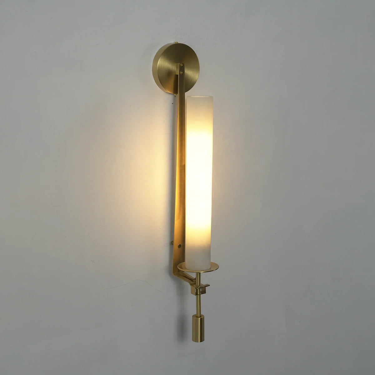 Alabaster Fontanelle Candlestick Wall Lamp – Alabaster detail 18