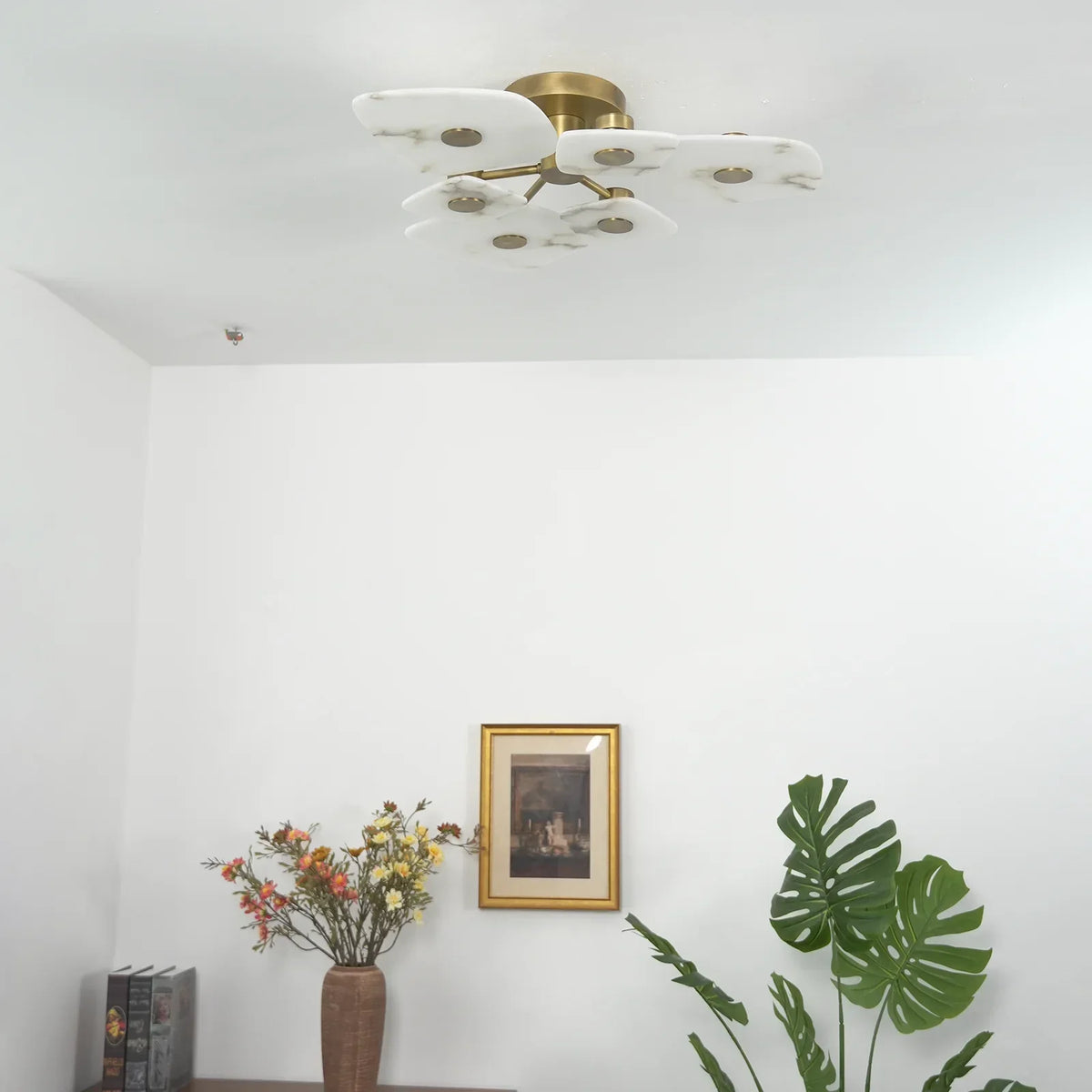 Alabaster Holmdel Ceiling Lamp – Alabaster detail 6