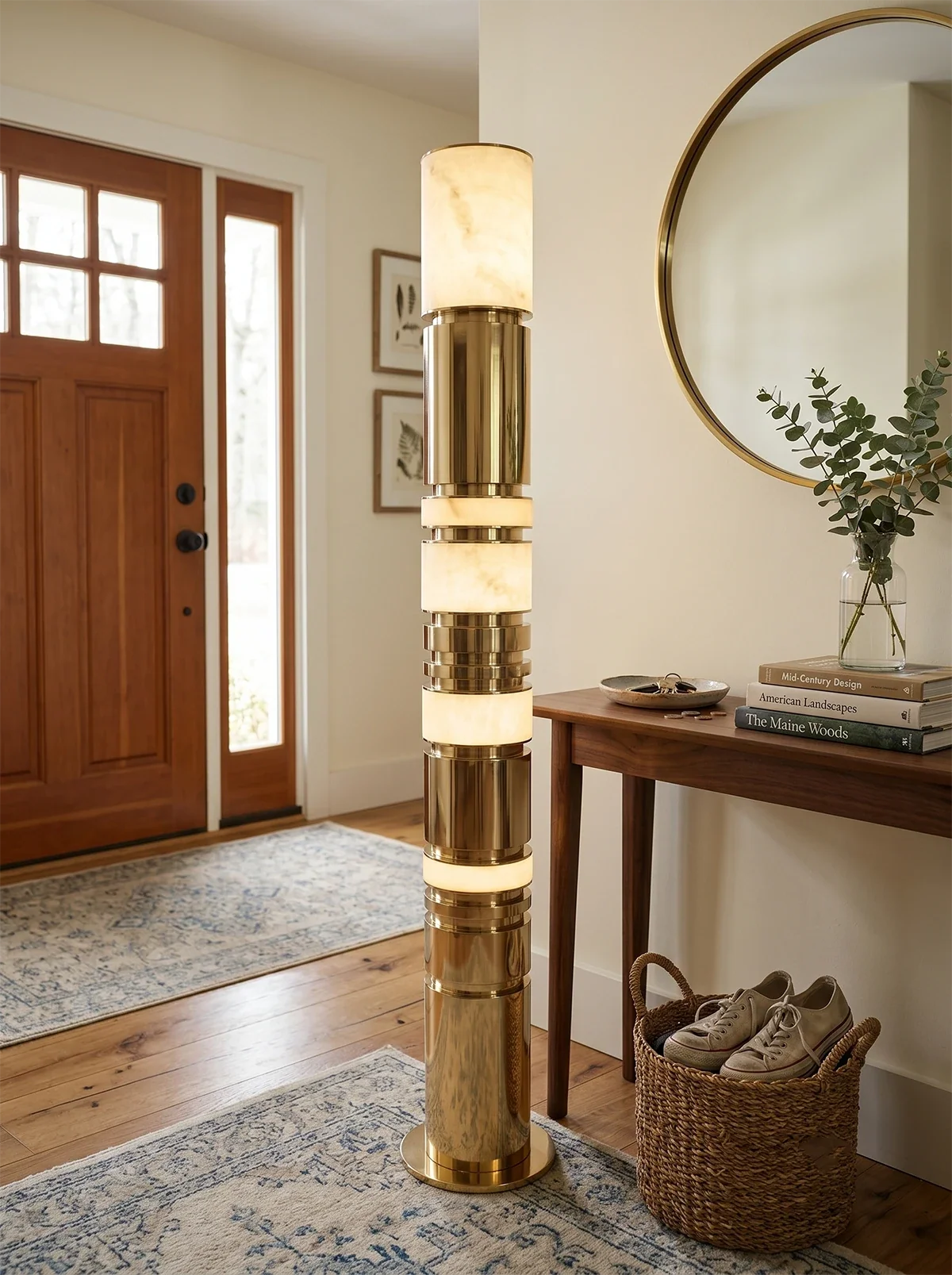 Alabaster Column Floor Lamp – Alabaster detail 5