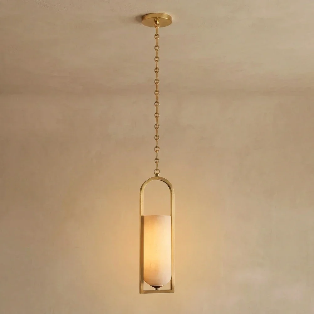 Alabaster Melange Small Chain Chandelier – Alabaster detail 20