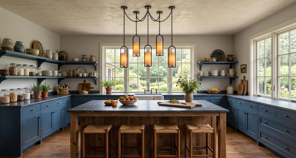 Alabaster Melange Small Chain Chandelier – Alabaster detail 16