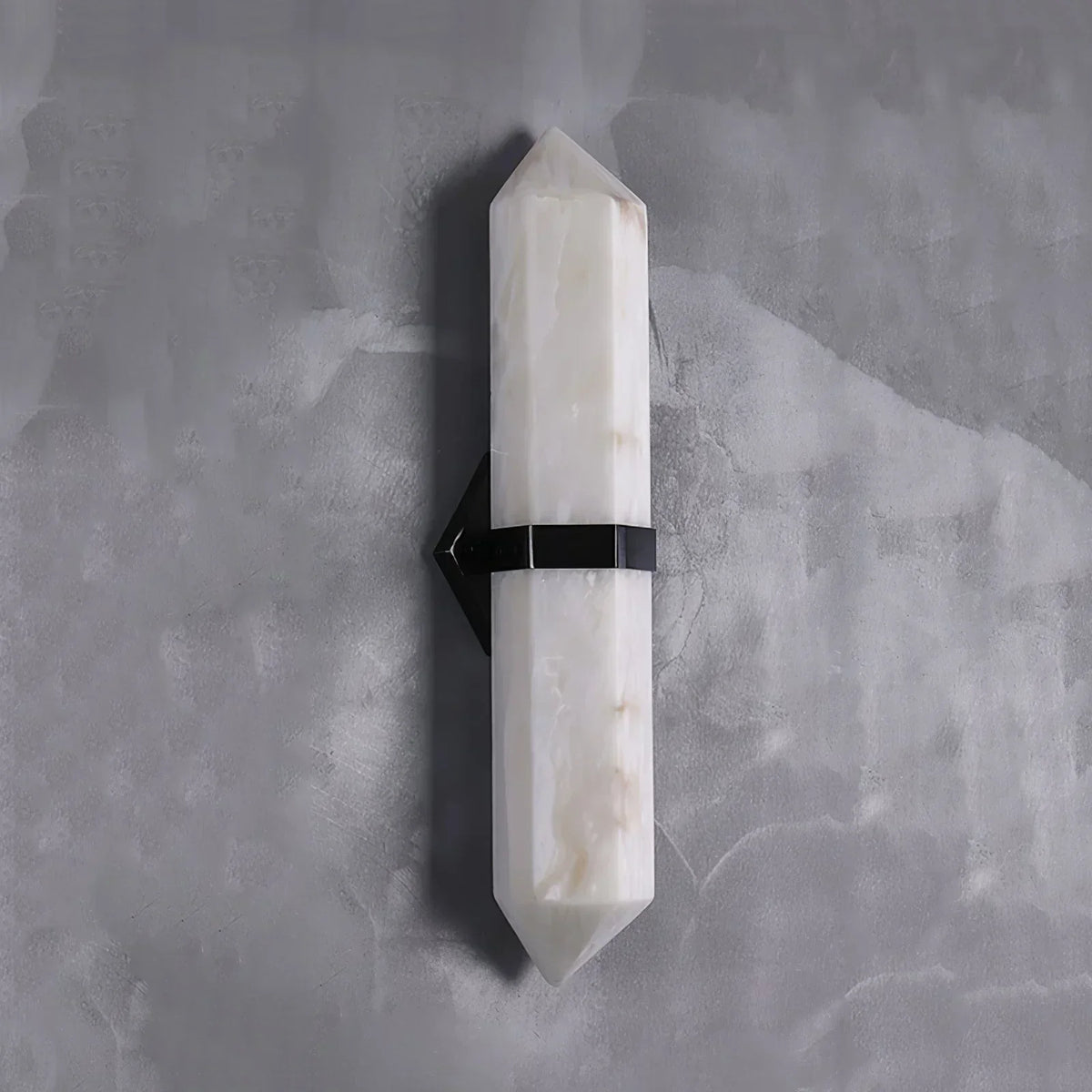 Alabaster Obelisk Wall Sconce – Alabaster detail 18