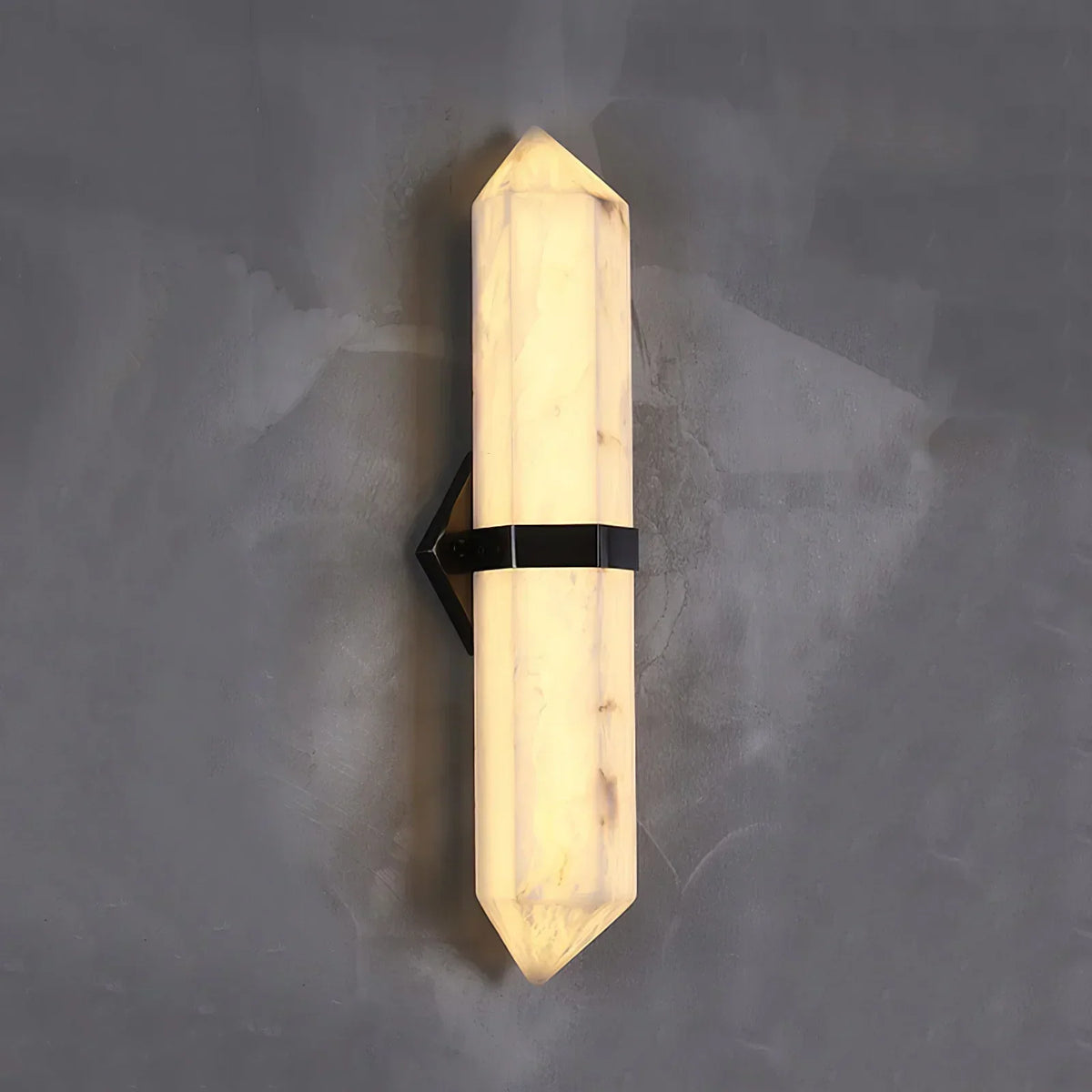 Alabaster Obelisk Wall Sconce – Alabaster detail 17
