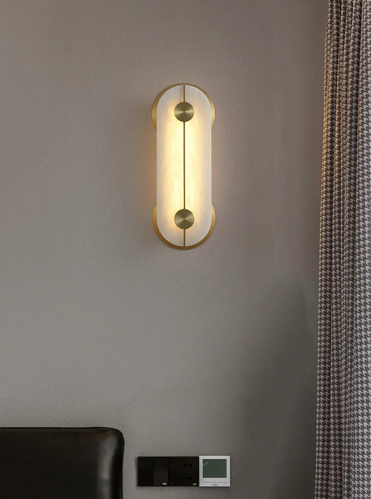Alabaster Obvara Oval Wall Light – Alabaster detail 11