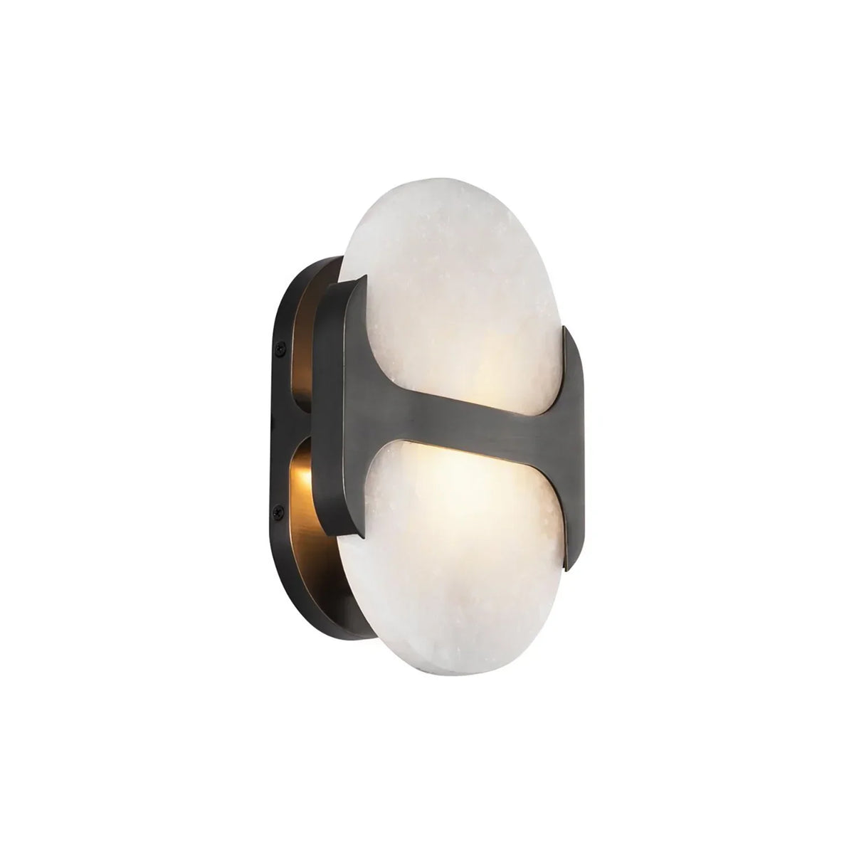Alabaster Odin Oval Wall Sconce – Alabaster detail 19