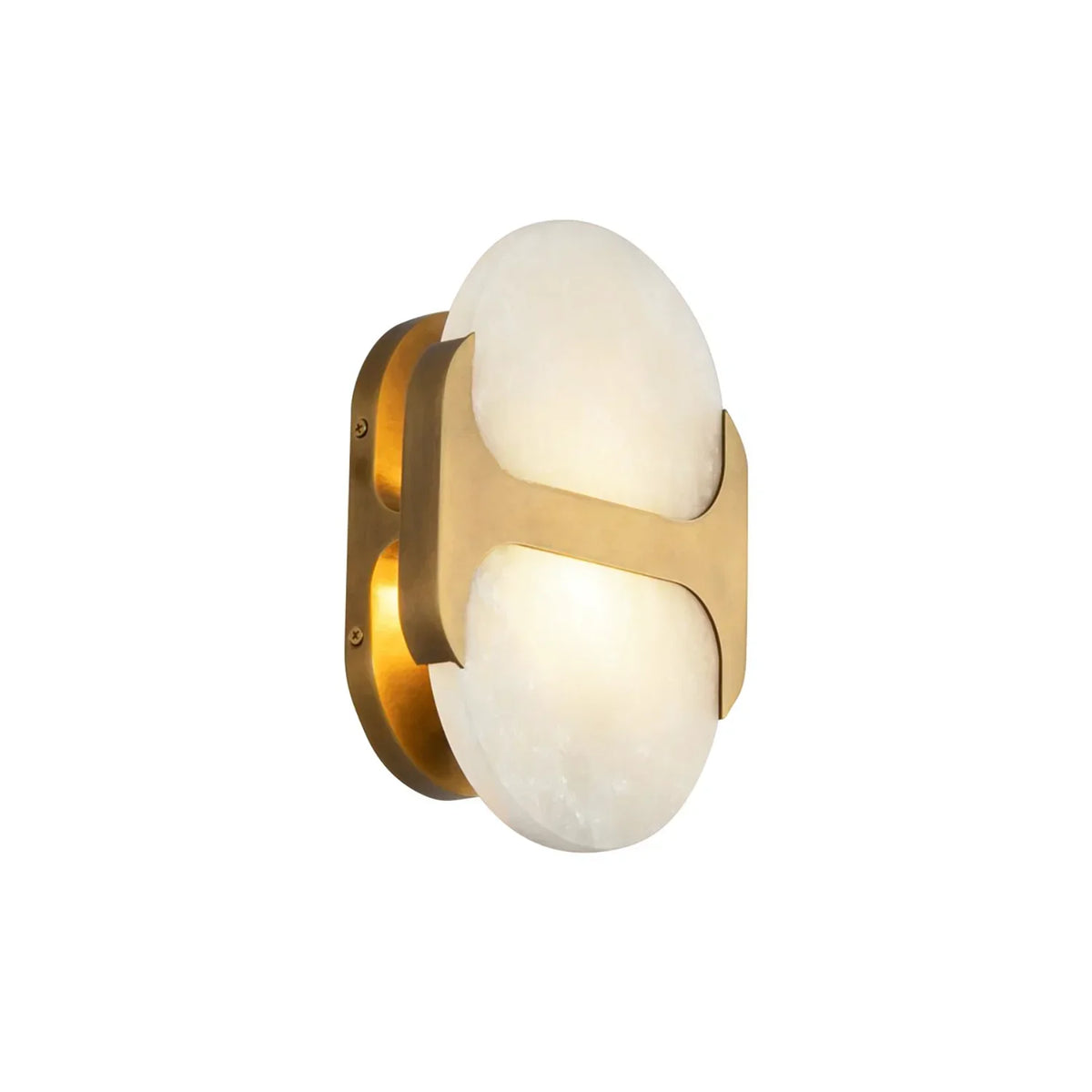 Alabaster Odin Oval Wall Sconce – Alabaster detail 18